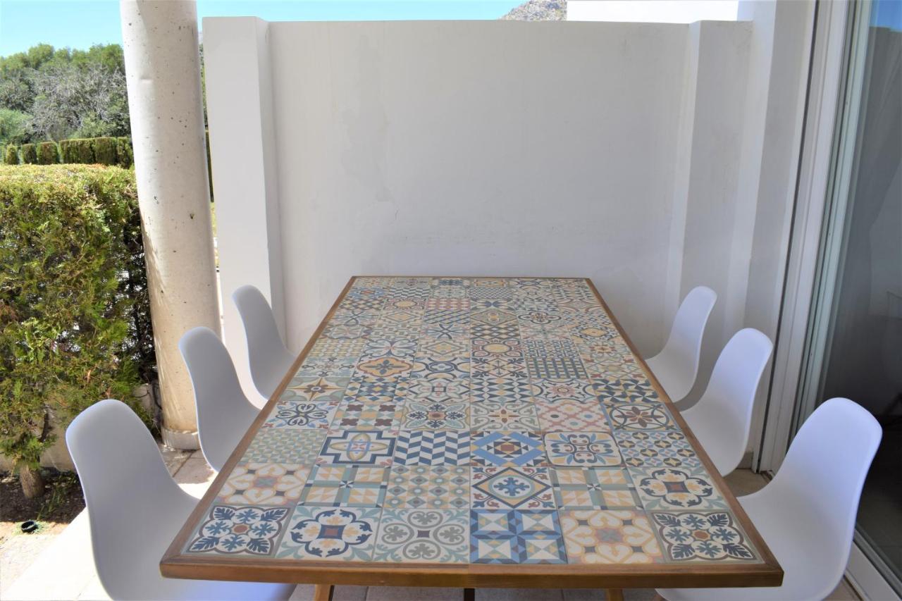 Appartamento Ground Floor With Private Garden Bellresguard Port de Pollença Esterno foto
